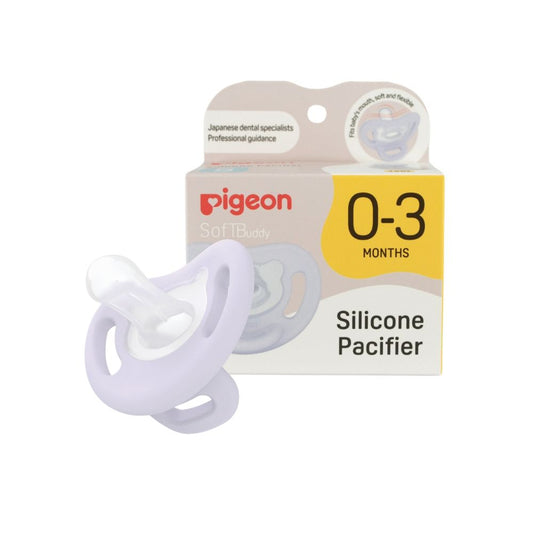 Chupete c/estuche SoftBuddy Pigeon – Talla S Lila