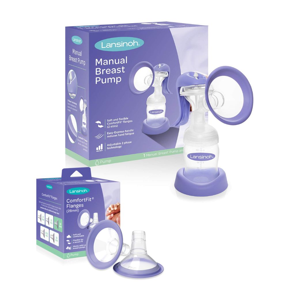 Pack Lansinoh extractor de leche + repuesto de copa 28 mm