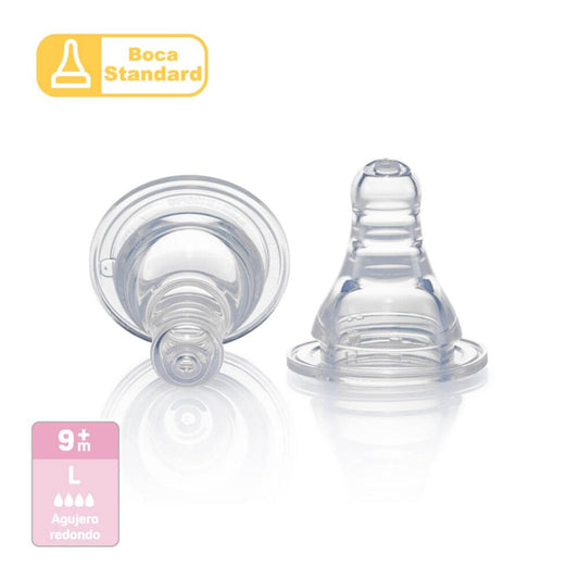 Chupete Biberón Pigeon, Boca Standard Talla L
