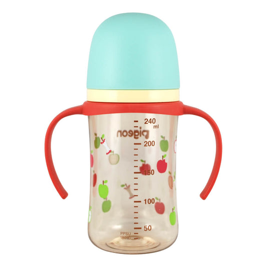 Biberon Softouch Pigeon Apple 3 con Asa 240 ML