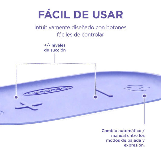 Extractor de leche eléctrico compacto - single