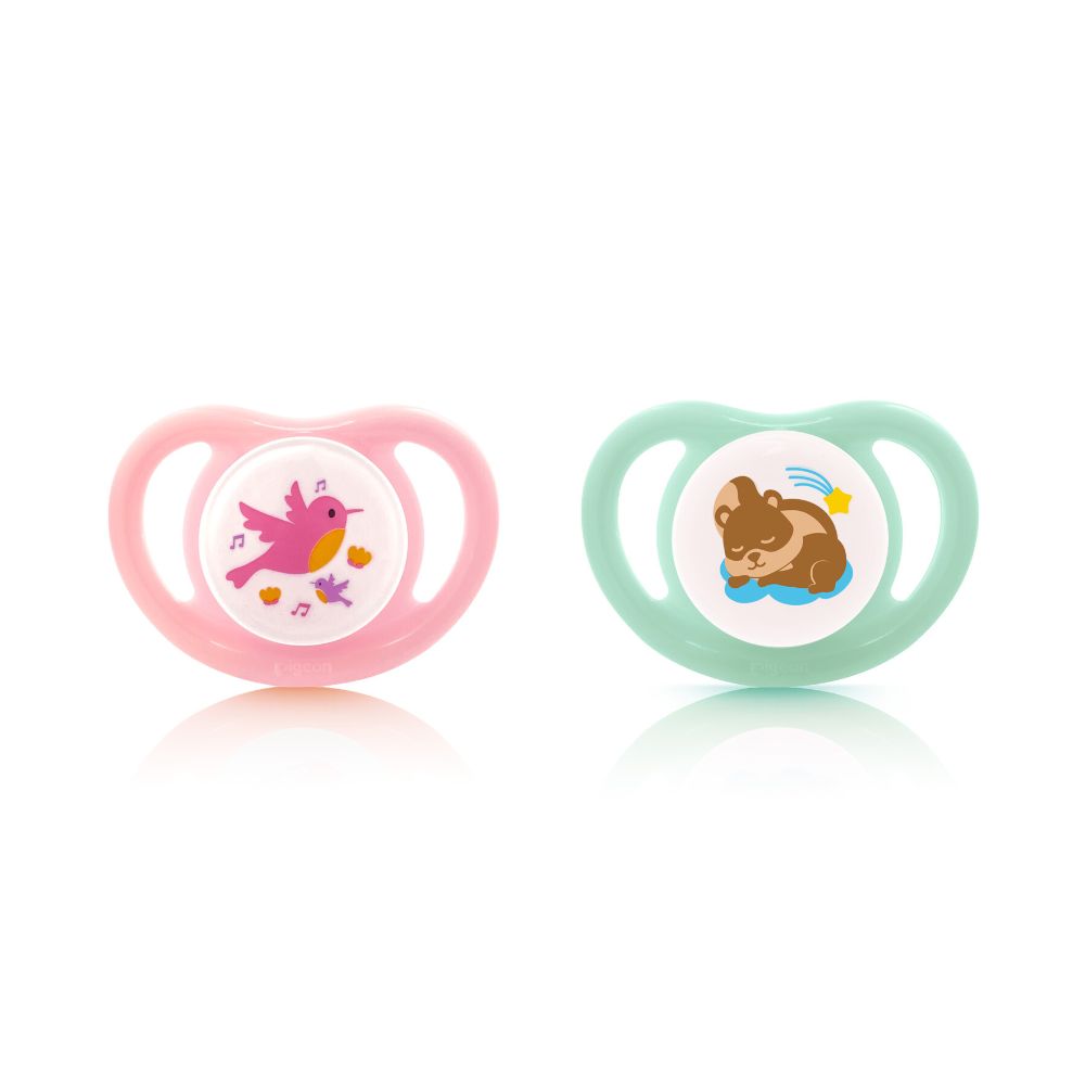 Chupete Odontológico Mini Light Talla S 2 Un Rosa-Verde