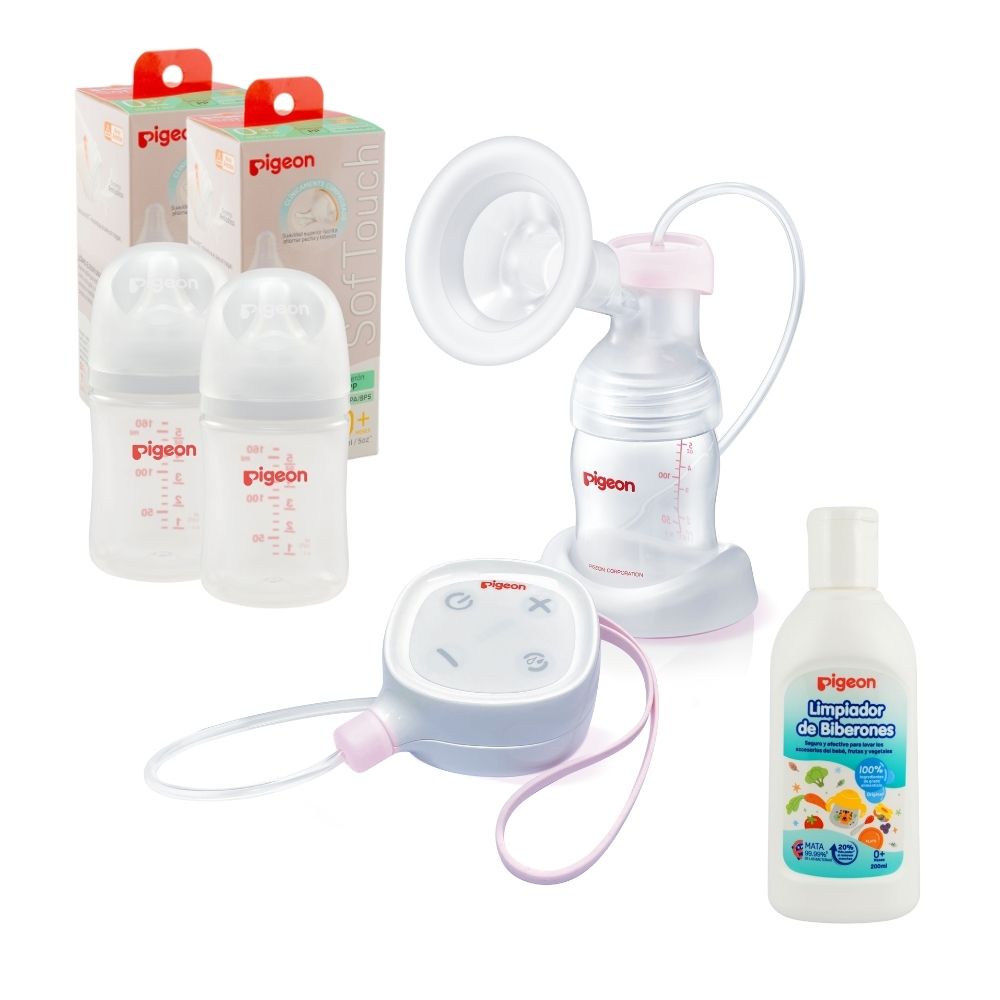 Pack Pigeon extractor+2 mamaderas+líquido limpiado