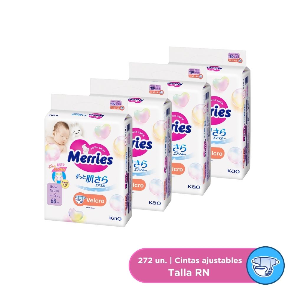 Pañales Merries "RN" 272 u. Super Jumbo (325062)