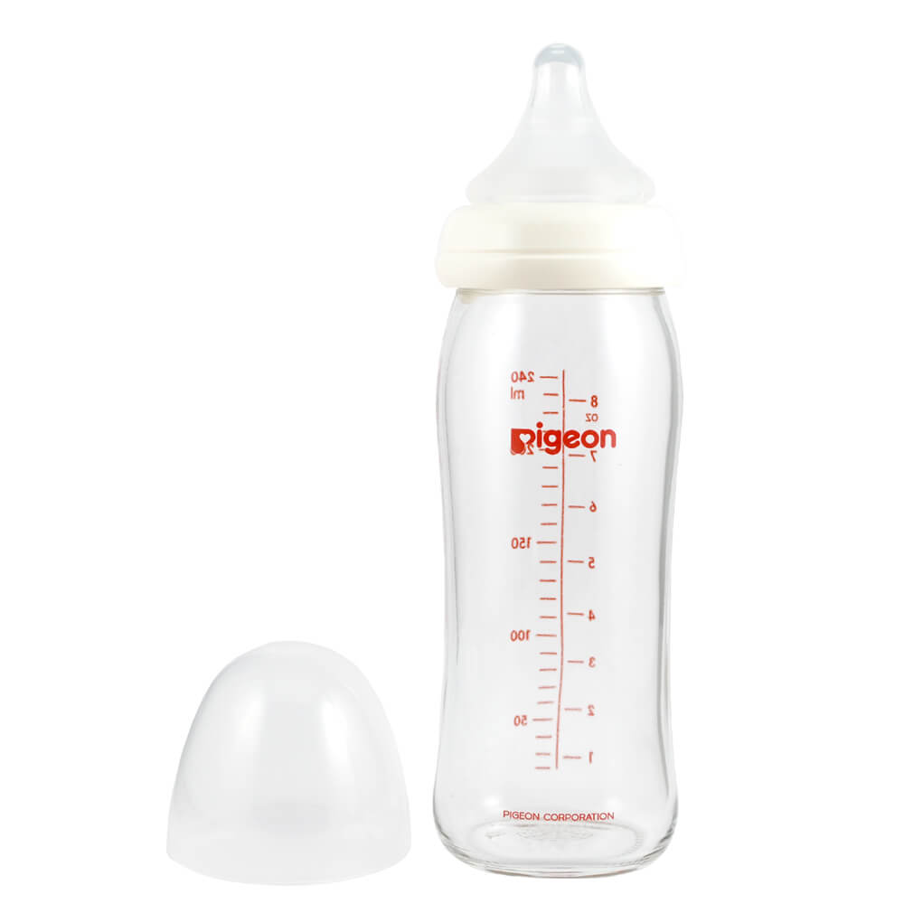 Pigeon Softouch Mamadera (vidrio) 240ml