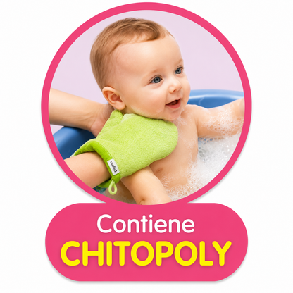 Guante para baño con Chitopoly Pigeon (10234)