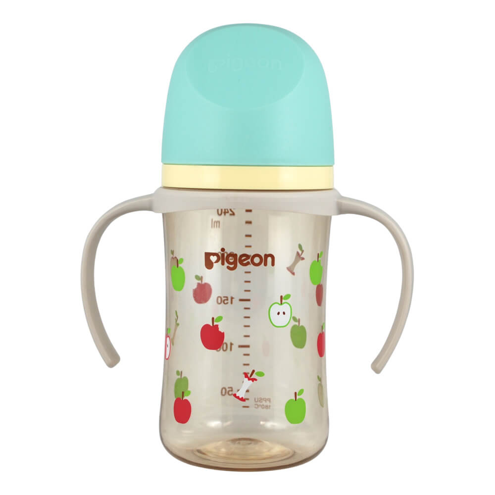 Biberon Softouch Pigeon Apple 1 con Asa 240 ML