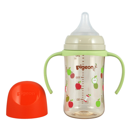 Biberon Softouch Pigeon Apple 2 con Asa 240 ML