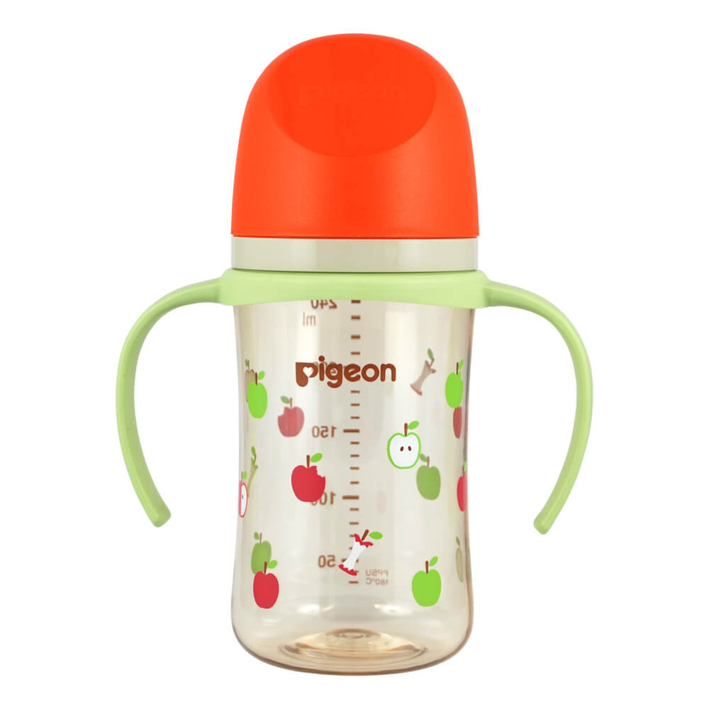 Biberon Softouch Pigeon Apple 2 con Asa 240 ML