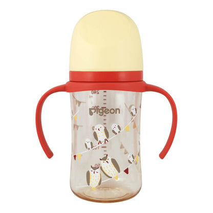 Biberon Softouch Pigeon Buhos 1 con Asa 240 ML