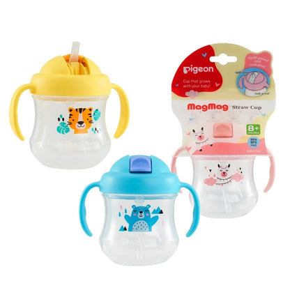 Vaso Magmag Con Bombilla 200ml Pigeon