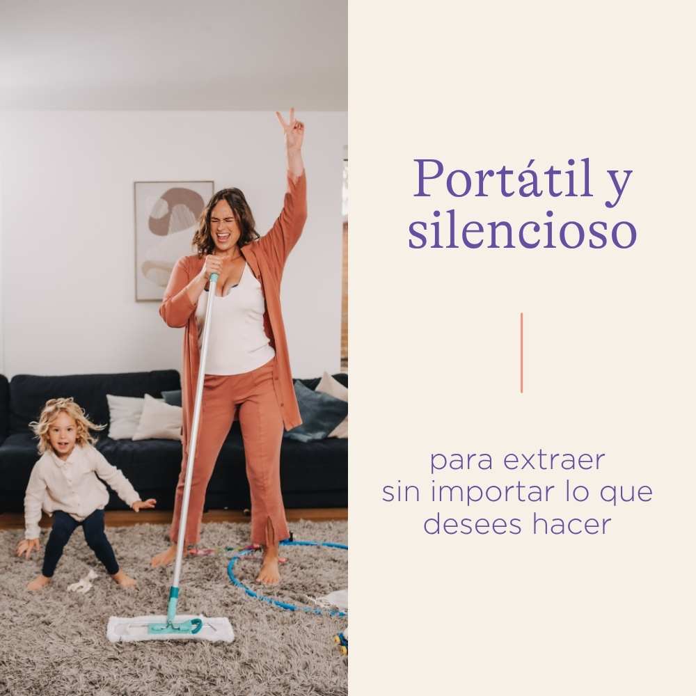 Extractor Eléctrico portátil DiscreetDuo Flow
