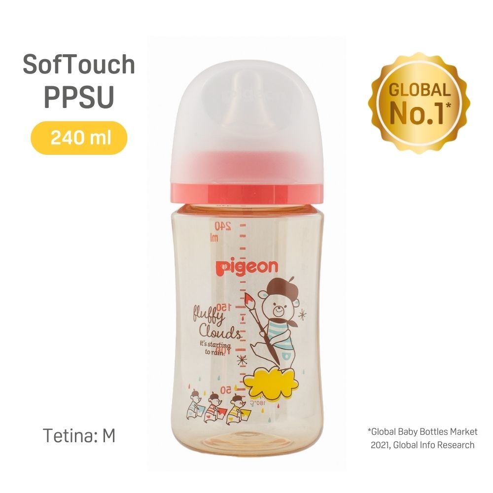 Biberón Softouch Pigeon Ppsu 240ml Bear