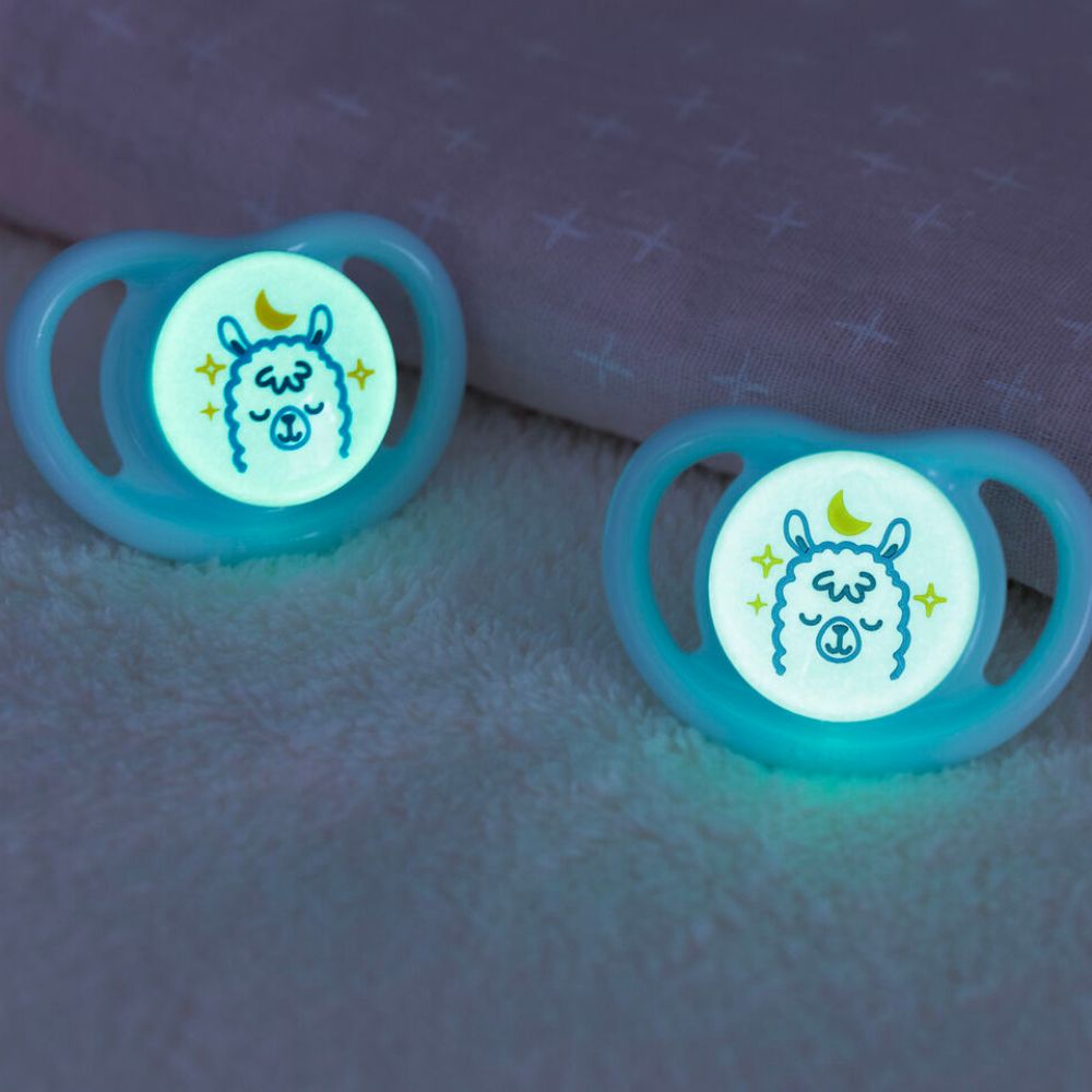 Chupete Pigeon MiniLight S Noche (brilla en la oscuridad)