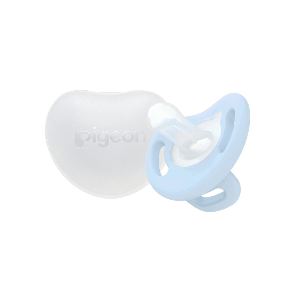 Chupete c/estuche SoftBuddy Pigeon – Talla S Azul