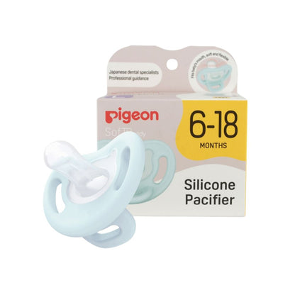 Chupete c/estuche SoftBuddy Pigeon – Talla L Celeste