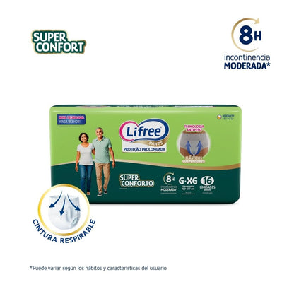 Pañales Pants LIFREE Super Confort (G/XG) 16 u.