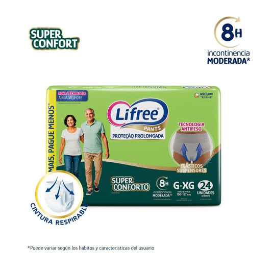 Pañales Pants LIFREE Super Confort (G/XG) 24 u.