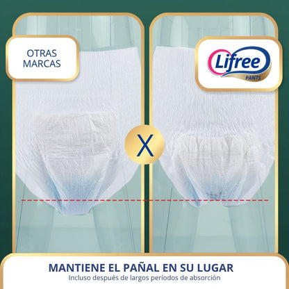 Pañales Pants LIFREE Super Confort (G/XG) 24 u.