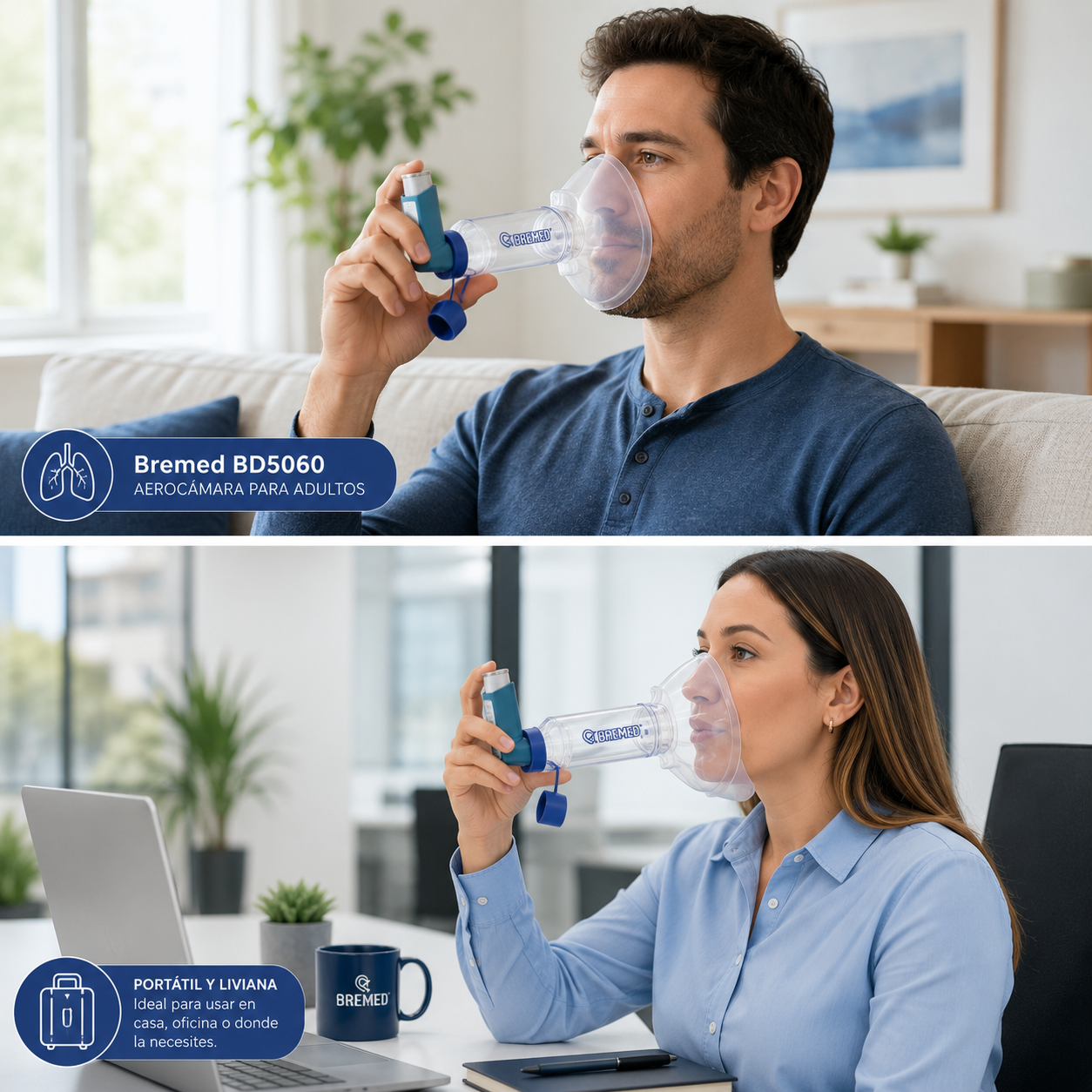 Aerocámara Bremed BD-5060