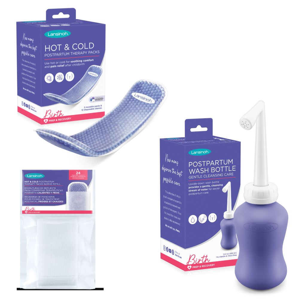 Pack Lansinoh Postparto higiene + alivio del dolor