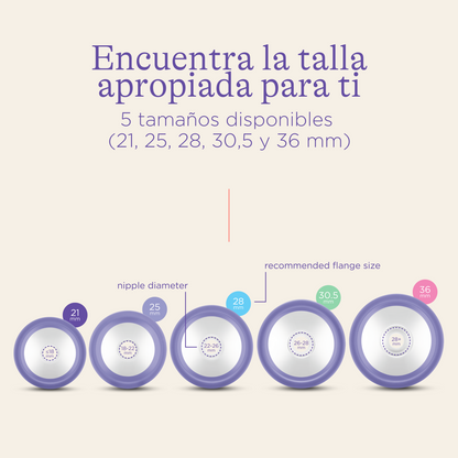 Pack Lansinoh extractor de leche + repuesto de copa 28 mm
