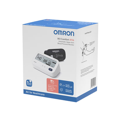 Tensiómetro de brazo OMRON M3 Comfort AFib (HEM-7196-FLE)