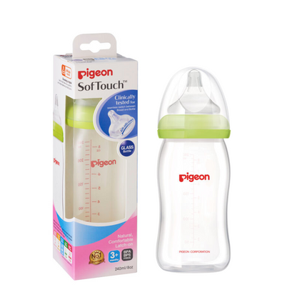 Mamadera Anti-cólicos Softouch Vidrio 240 Ml