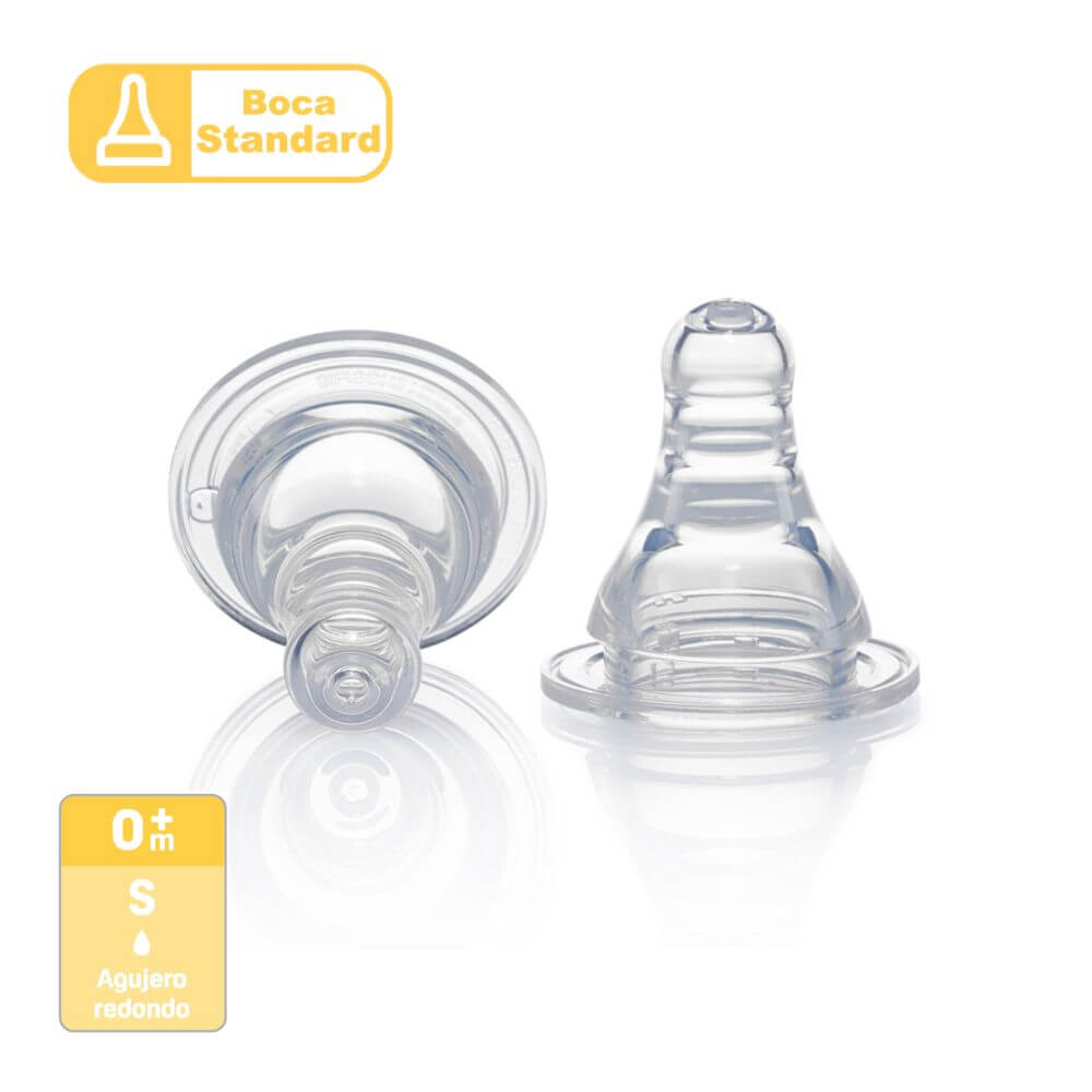 Chupete Biberón Pigeon, Boca Standard Talla S
