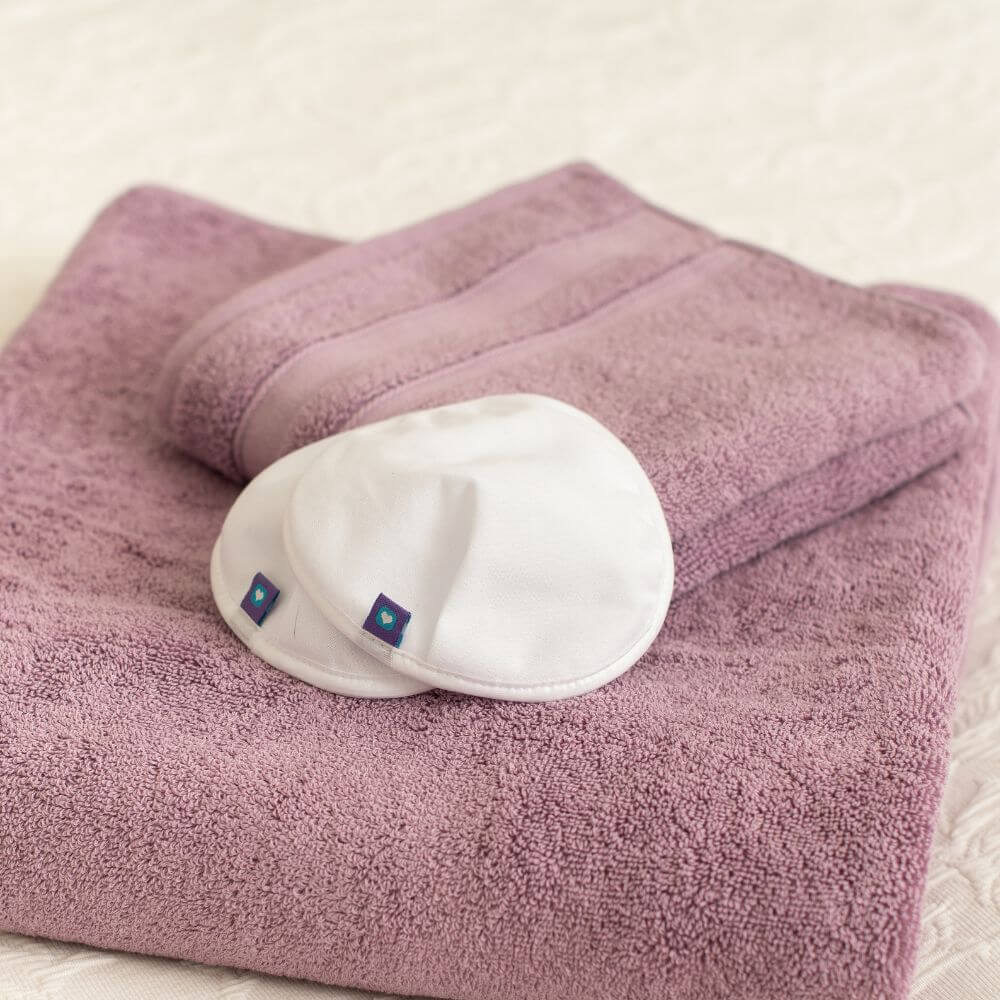 Absorbente de leche lavable, 4 unid.