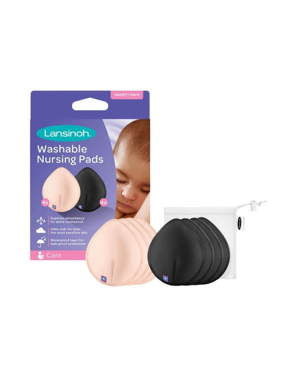 Absorbente de leche lavable de color, 8 unid.