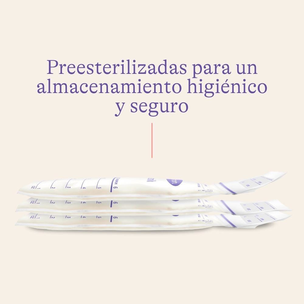Bolsas de Almacenamiento de leche, 25 unid.