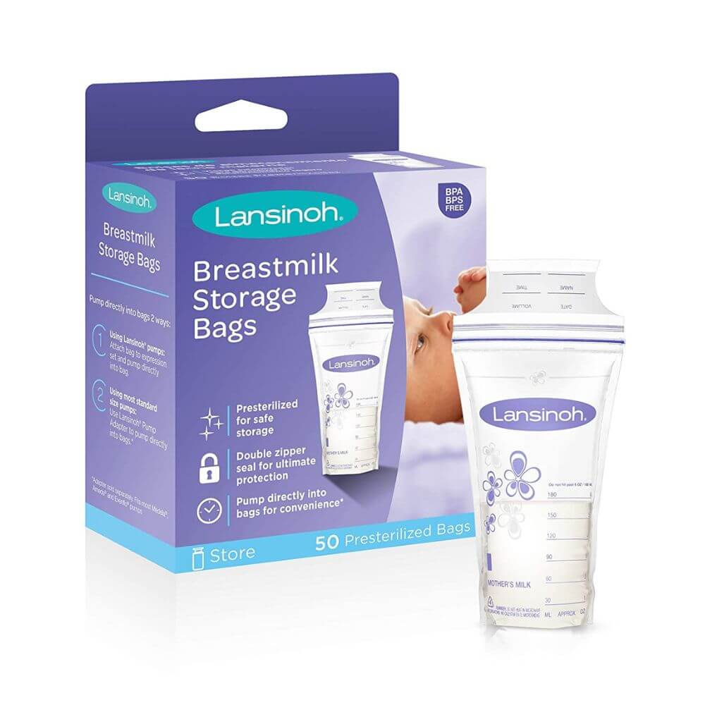 Bolsas de Almacenamiento de leche, 50 unid.