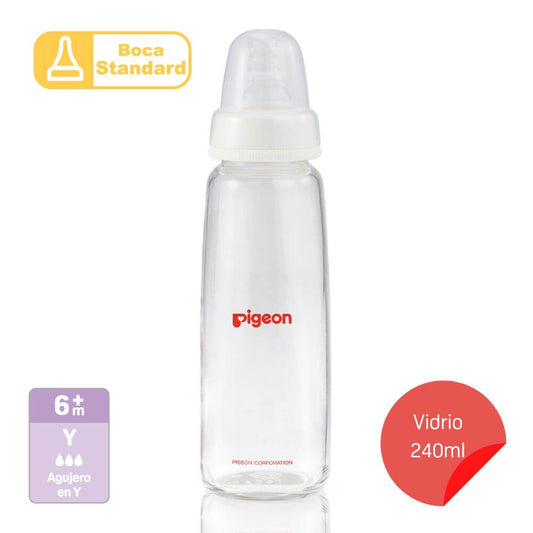 Biberón Pigeon Boca Standard (vidrio) 240 Ml