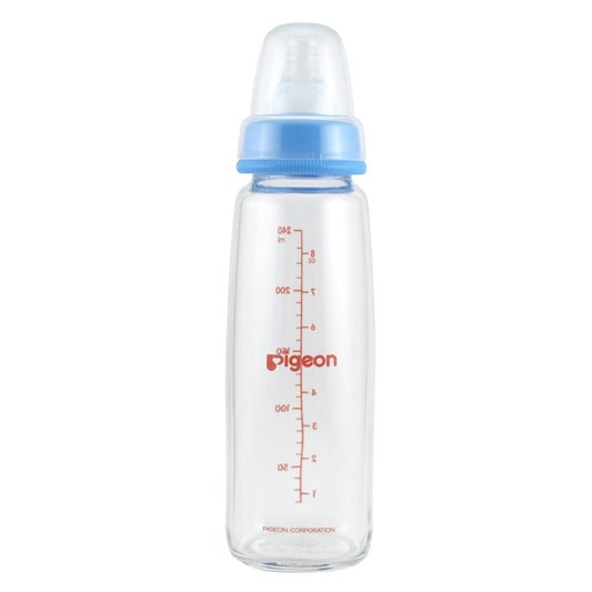 Biberón Pigeon Boca Standard (vidrio) 240 Ml Azul