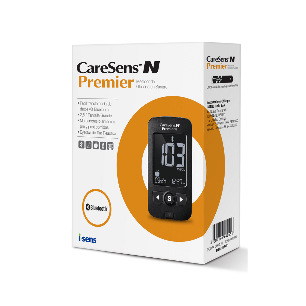 Medidor De Glucosa N Premier Caresens C/ Bluetooth