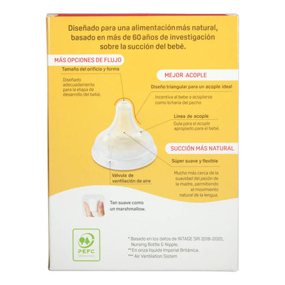 Biberon Softouch Pigeon Apple 3 con Asa 240 ML