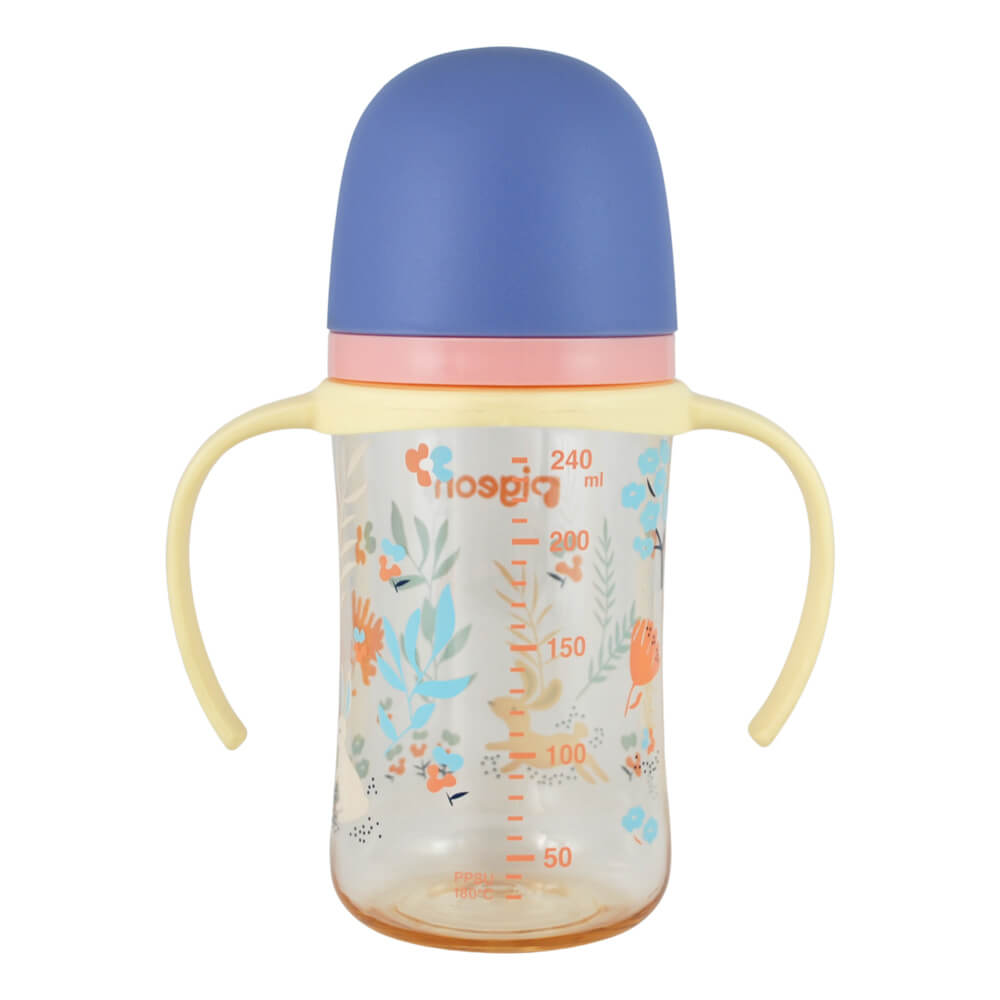 Biberon Softouch Pigeon Conejitos 3 con Asa 240 ML