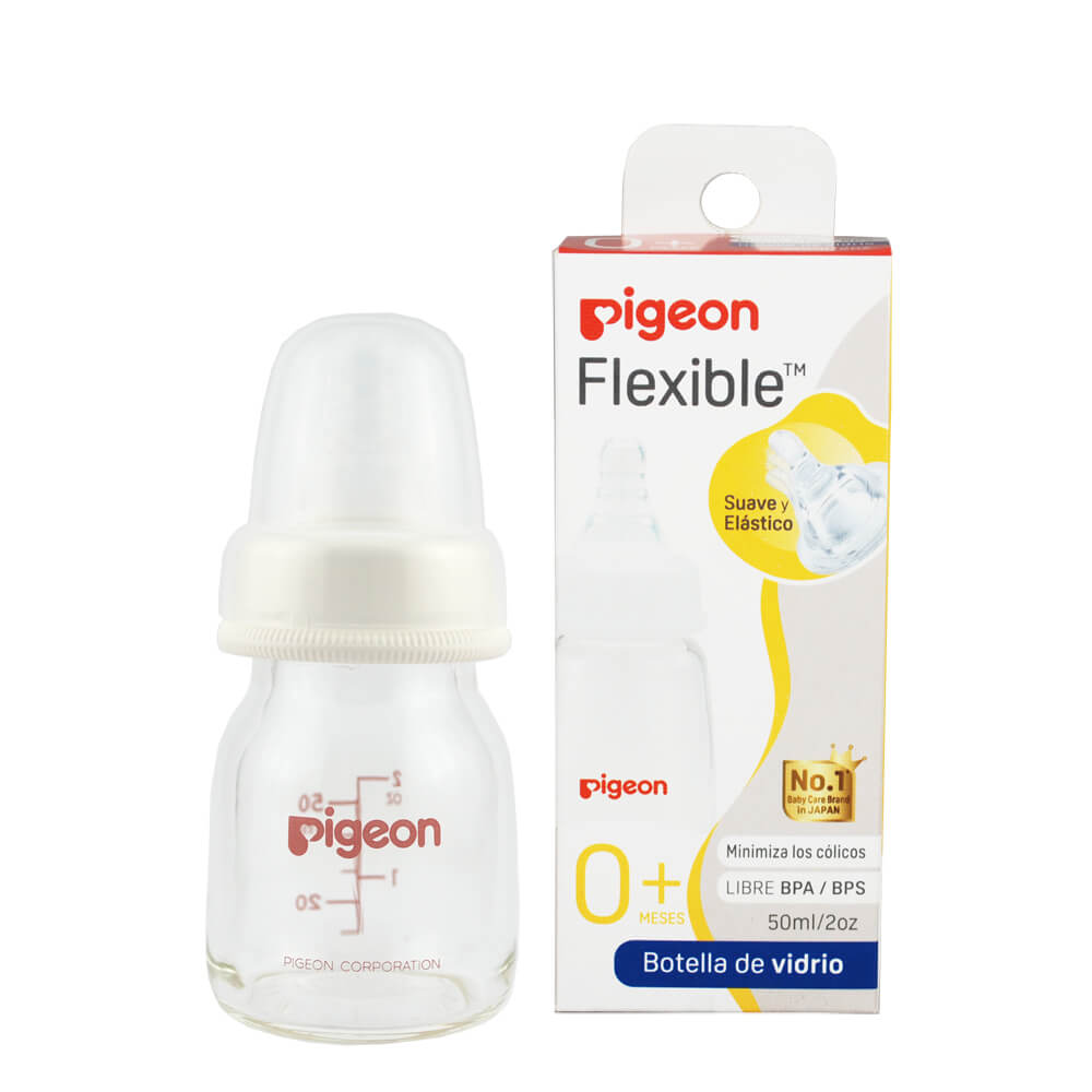Biberón Pigeon Boca Standard (vidrio) 50 Ml