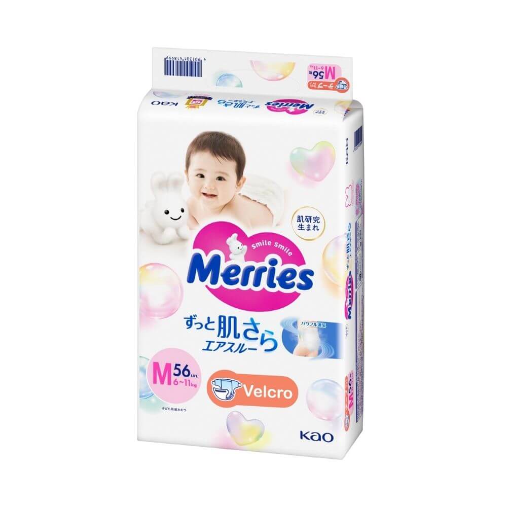 Merries Super Jumbo M 56x2 Pcs (438600)