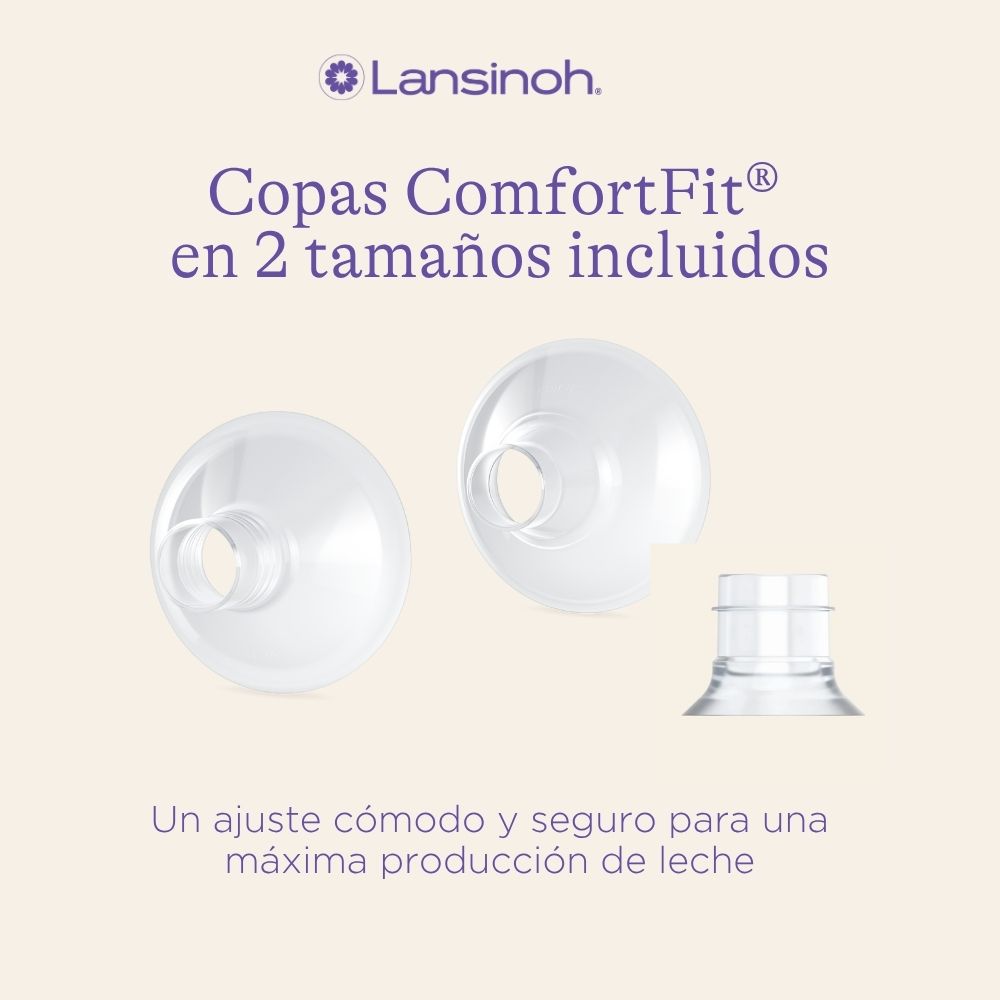 Extractor eléctrico portátil Lansinoh DiscreetDuo