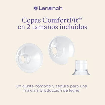 Extractor eléctrico portátil Lansinoh DiscreetDuo