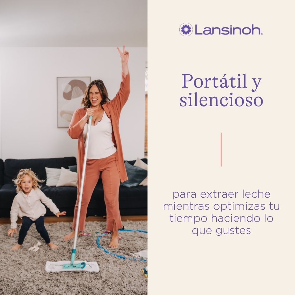 Extractor eléctrico portátil Lansinoh DiscreetDuo