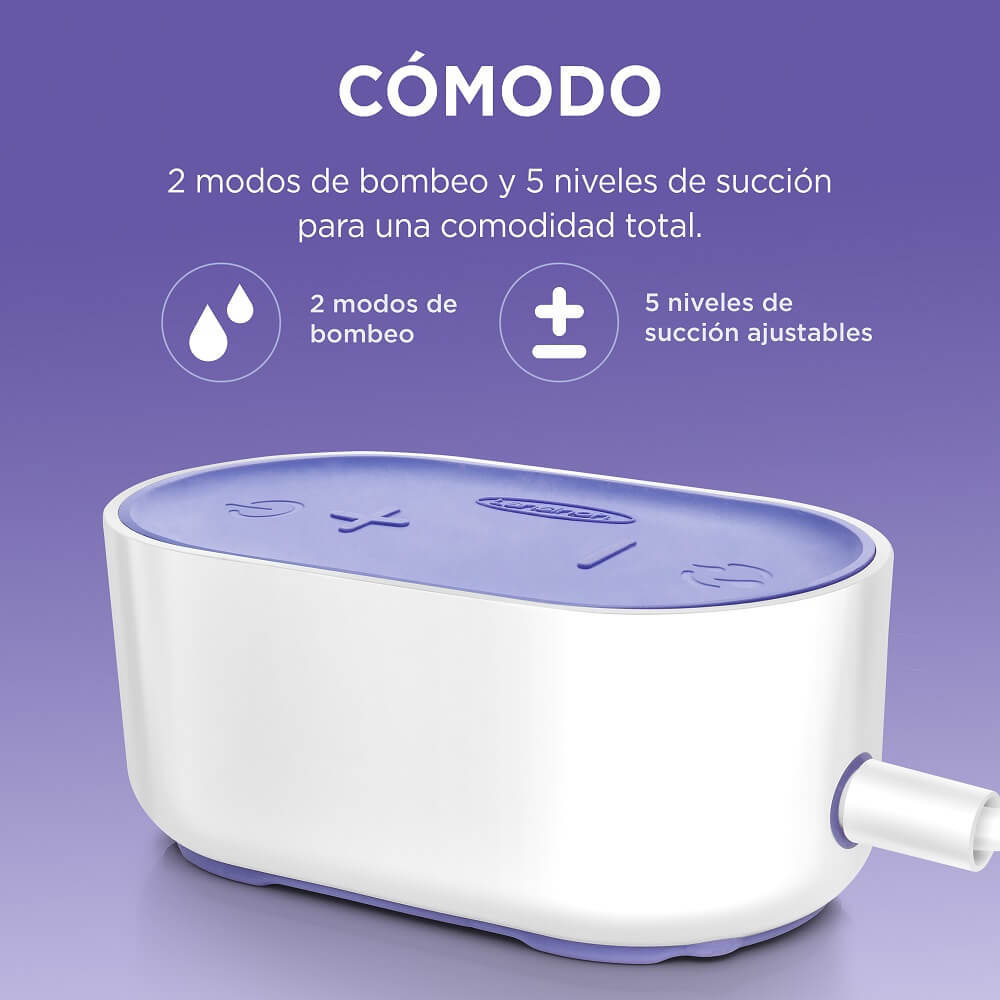 Extractor de leche eléctrico compacto - single