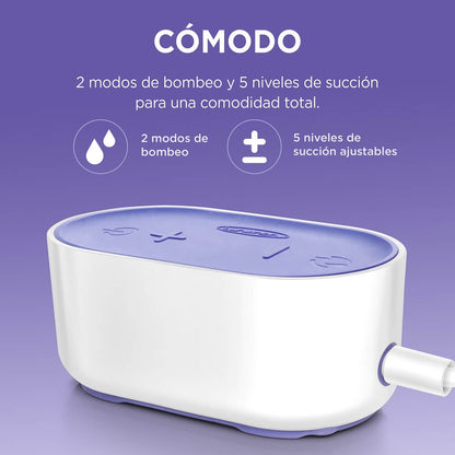 Extractor de leche eléctrico compacto - single