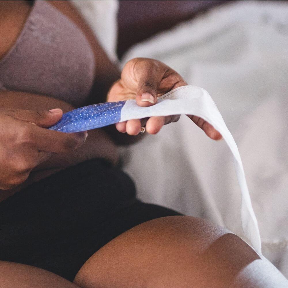 Pad perineal para alivio del dolor, terapia frío/calor.