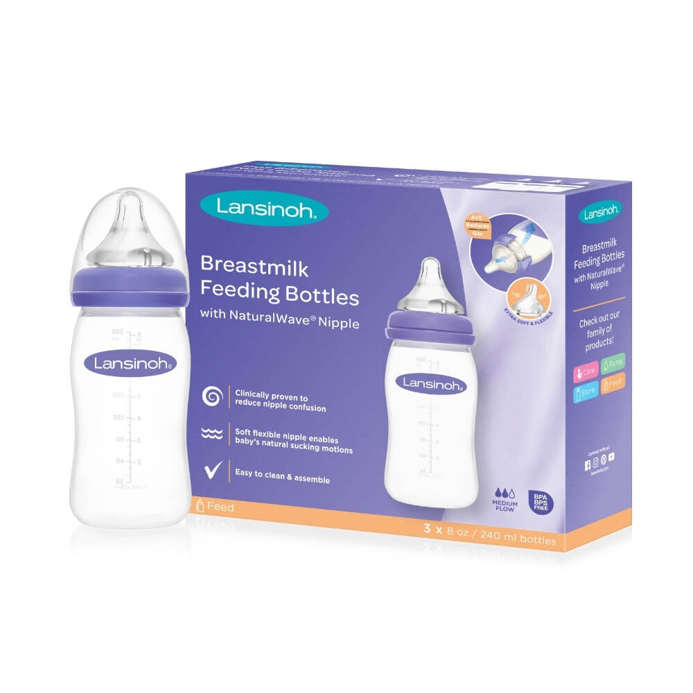 Mamadera Natural Wave 240ml Pack X3 71056