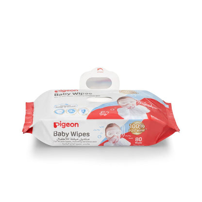 Toallita húmeda Pigeon Pure Water 80 un (Pack x 6)
