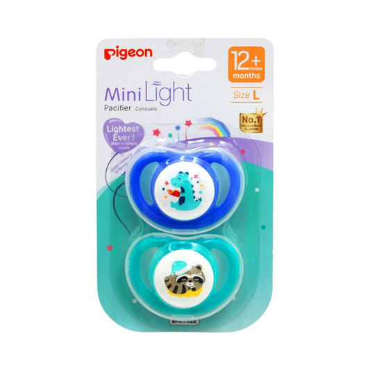 Chupete Odontológico Mini Light Talla L 2 Un (Azul-Verde)
