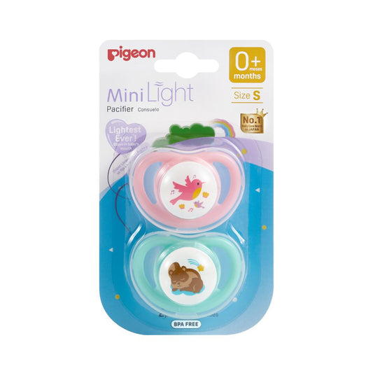 Chupete Odontológico Mini Light Talla S 2 Un (Rosa-Verde)